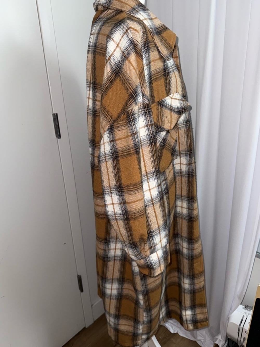 Long Plaid jacket - Picture 7 of 12